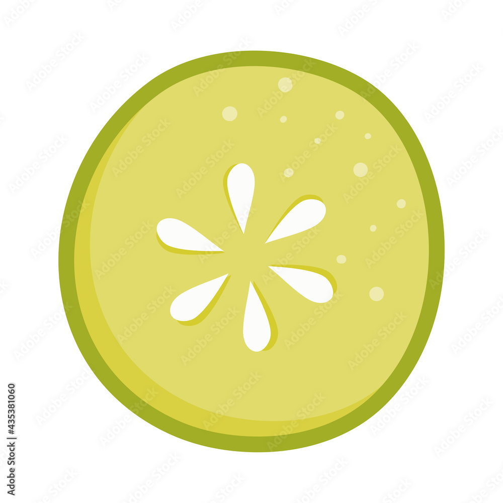 The cucumber circle is isolated. A keto-friendly diet. Vector illustration of food in flat style. Cucumber for keto diet and proper nutrition. The cucumber circle is isolated. A keto-friendly diet. Vector illustration of food in flat style. Cucumber for keto diet and proper nutrition.