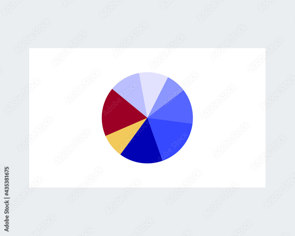 Fototapeta premium pie chart. Vector Icon Sign