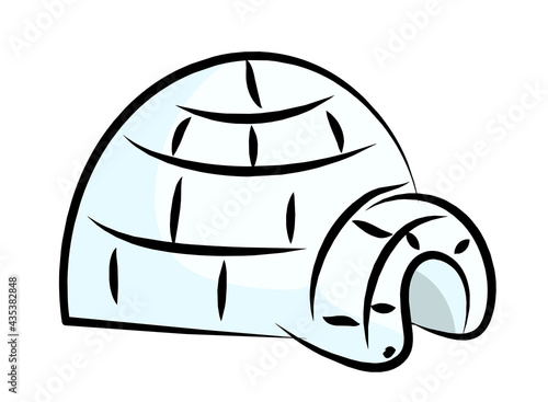 Igloo vector isolated