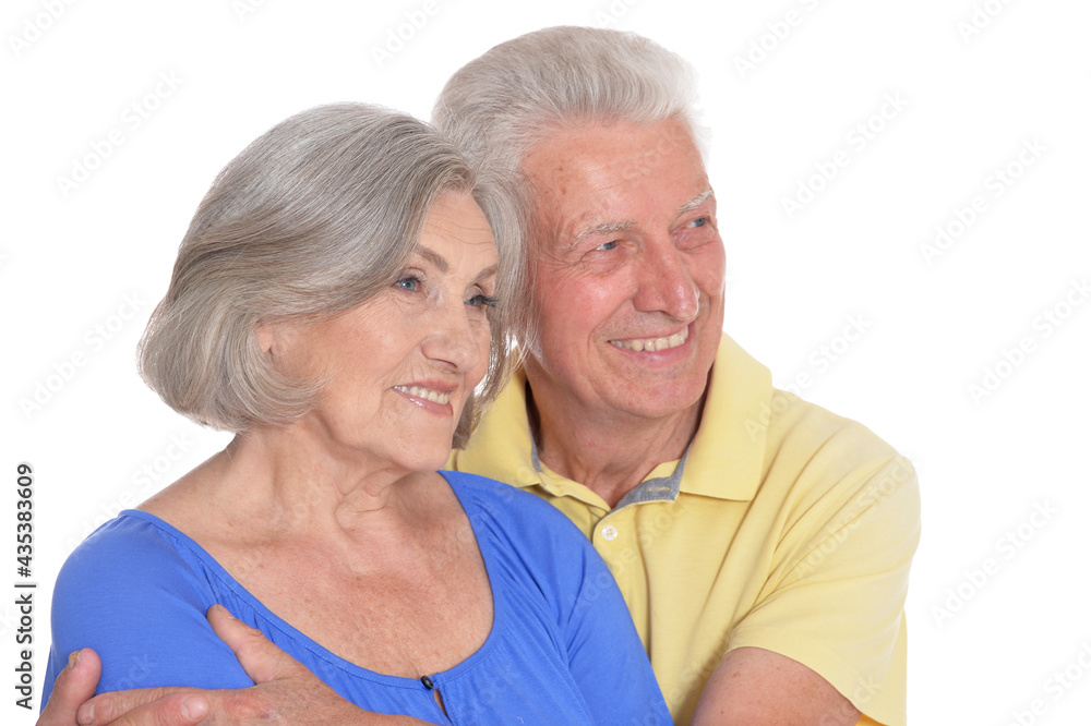 Portrait of happy  senior couple