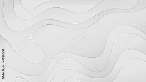 Abstract White Linear Background. Vector illustration