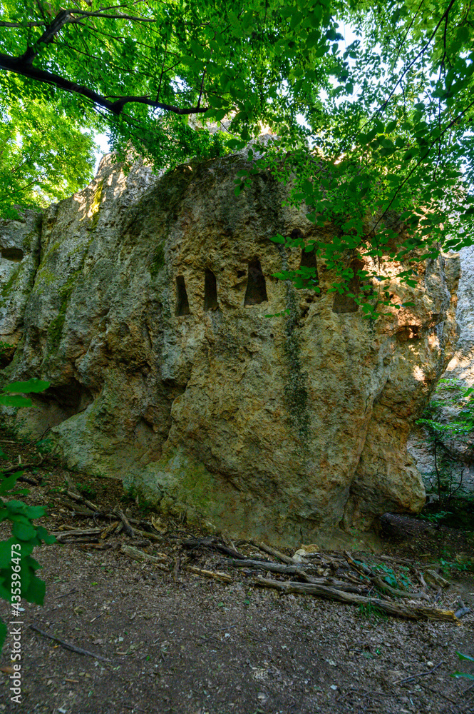 Thracian necropolis or ancient sanctuary and sacred place called The deaf stones near Ivaylovgrad, Bulgaria. Thracian necropolis or ancient sanctuary and sacred place called The deaf stones near Ivaylovgrad, Bulgaria.