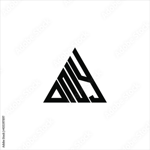 D N Y letter logo creative design. DNY icon
