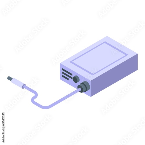 Endoscope adapter icon. Isometric of Endoscope adapter vector icon for web design isolated on white background