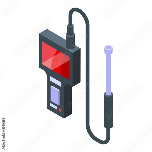 Endoscope icon. Isometric of Endoscope vector icon for web design isolated on white background