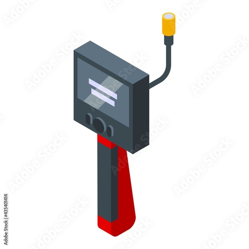 Endoscope digestive icon. Isometric of Endoscope digestive vector icon for web design isolated on white background