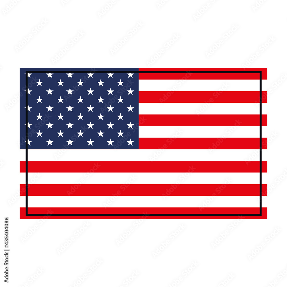 Fototapeta premium american flag nation
