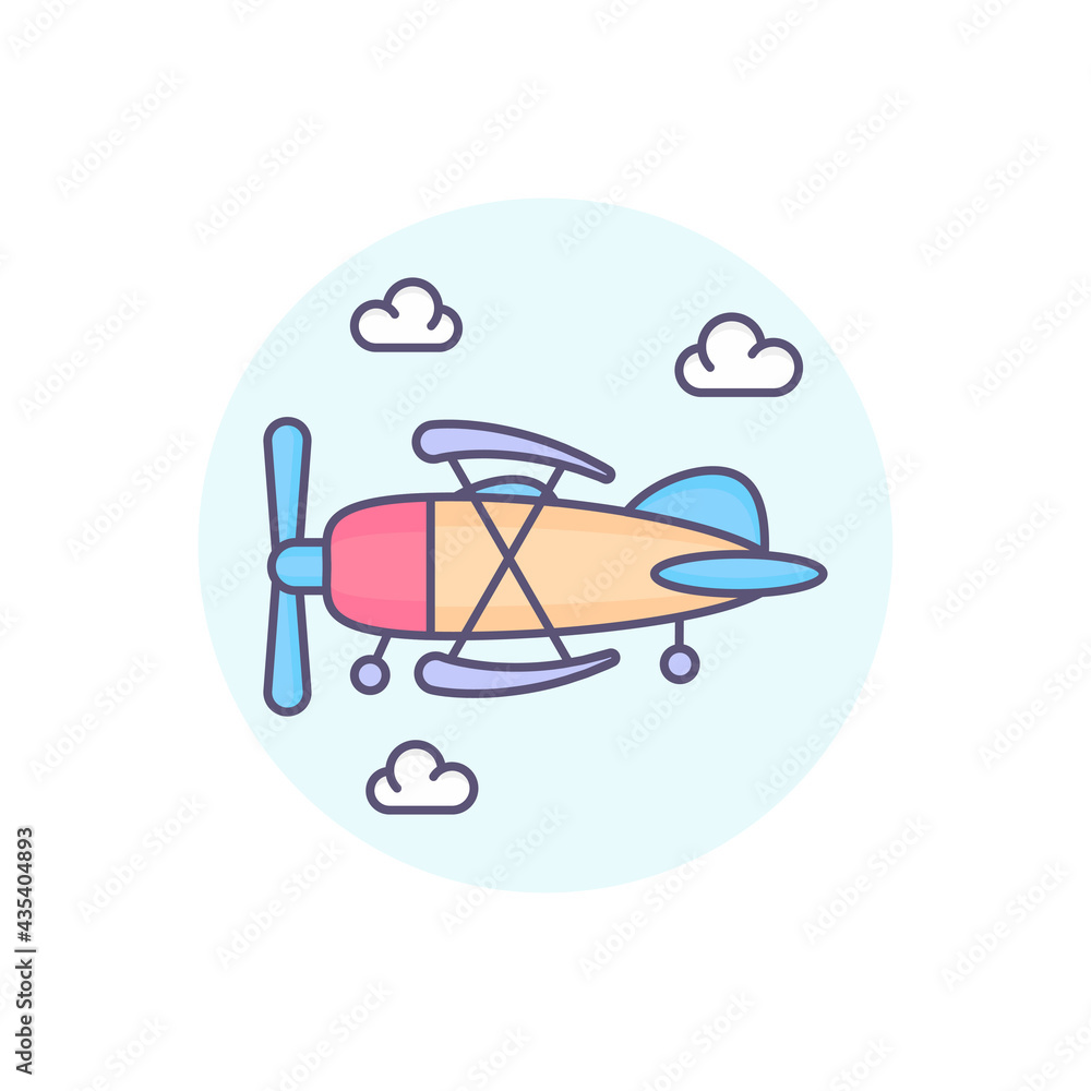propeller vector round icon style illustration. EPS 10 File propeller vector round icon style illustration. EPS 10 File
