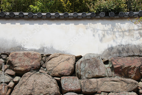 Slika na platnu castle in okayama (japan)