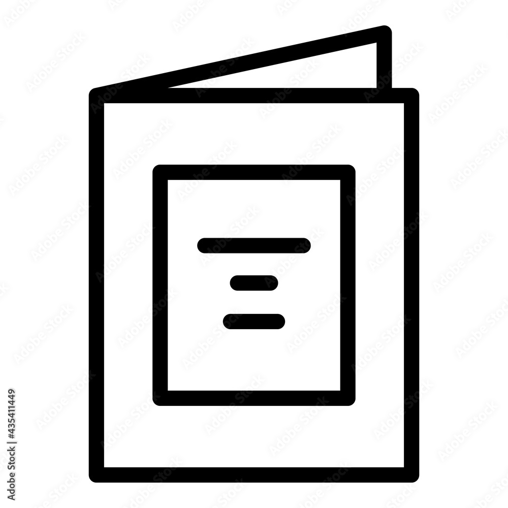 Restaurant menu icon. Outline Restaurant menu vector icon for web design isolated on white background Restaurant menu icon. Outline Restaurant menu vector icon for web design isolated on white background