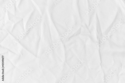 White fabric, cloth wave texture background, Empty space.