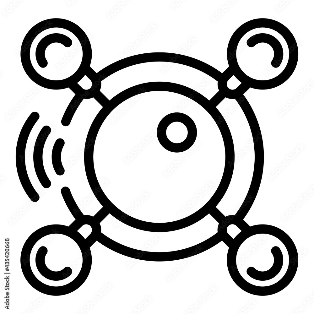 Wireless technology icon. Outline Wireless technology vector icon for web design isolated on white background Wireless technology icon. Outline Wireless technology vector icon for web design isolated on white background