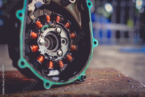 Ignition of an electric motorcycle or magnetic coil or CDI unit.