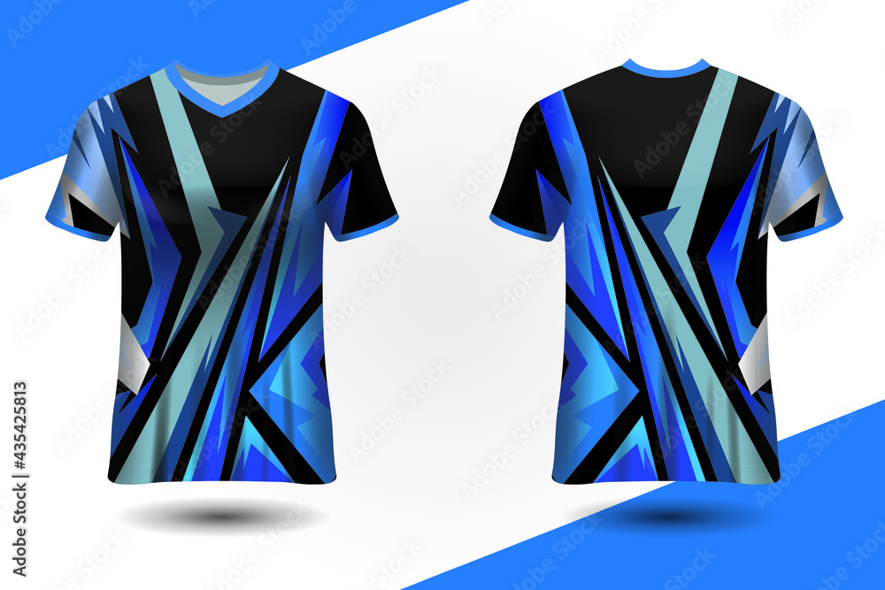 Vector jersey sports design template for sports clubs. uniform front and back view. Vector jersey sports design template for sports clubs. uniform front and back view.