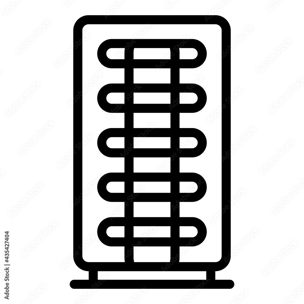 Fridge chiller icon. Outline Fridge chiller vector icon for web design isolated on white background Fridge chiller icon. Outline Fridge chiller vector icon for web design isolated on white background