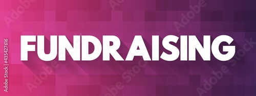 Fundraising text quote, business concept background