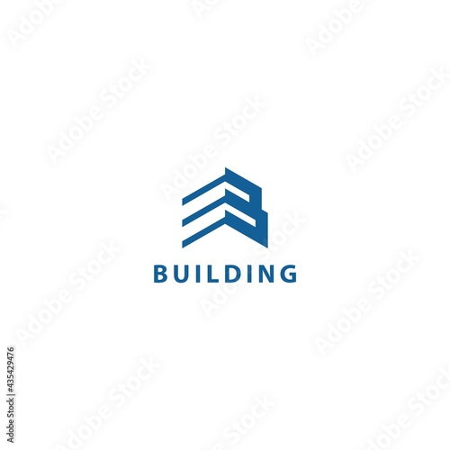 letter b building logo for real estate 