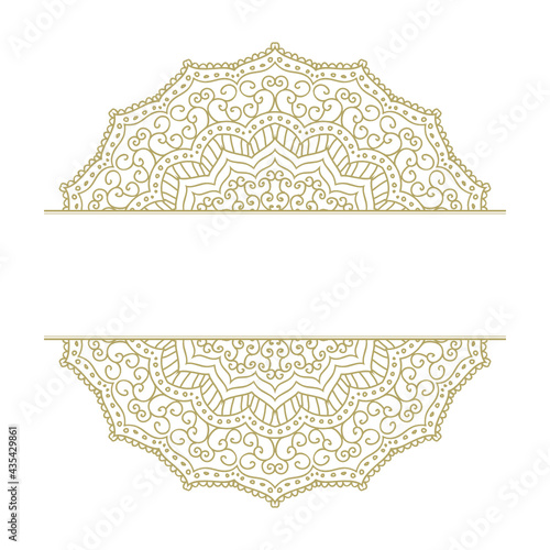 Mandala. Circular figure representing the universe in Hindu and Buddhist