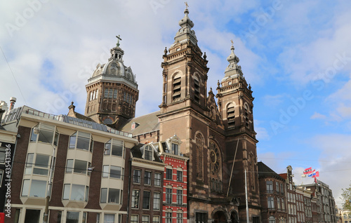 Photography The Van Heilige Nicolaas church in Amsterdam