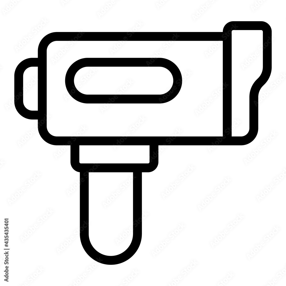 Speed radar equipment icon. Outline Speed radar equipment vector icon for web design isolated on white background Speed radar equipment icon. Outline Speed radar equipment vector icon for web design isolated on white background