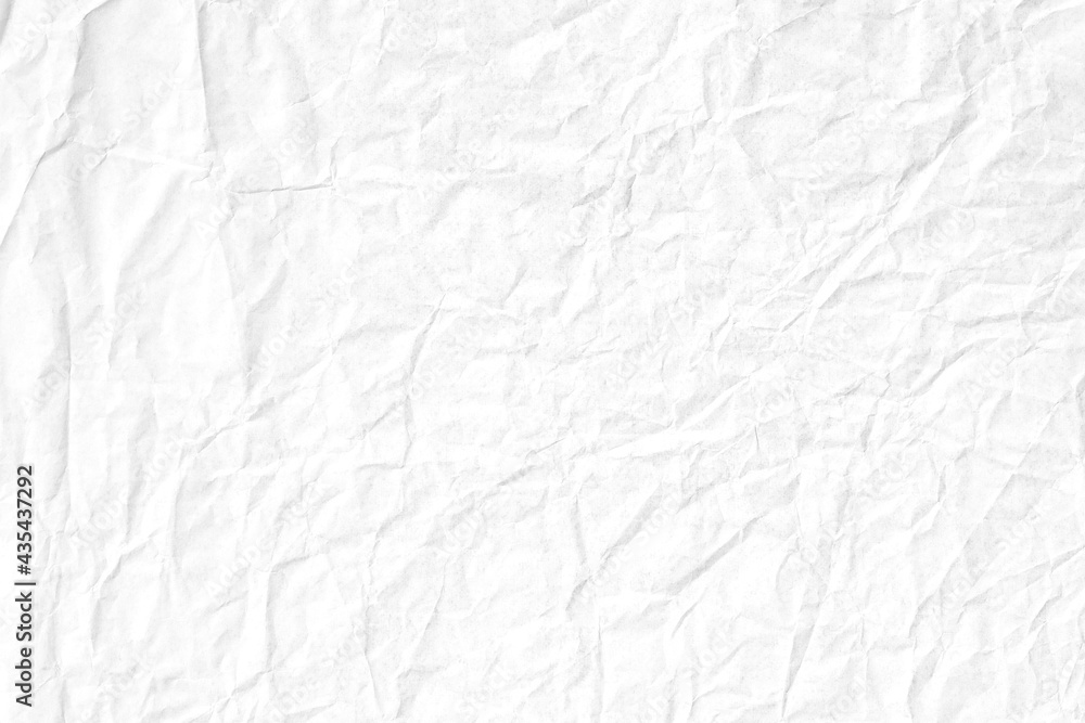 White crumpled paper surface texture White crumpled paper surface texture