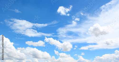 blue sky with clouds © saranyoo