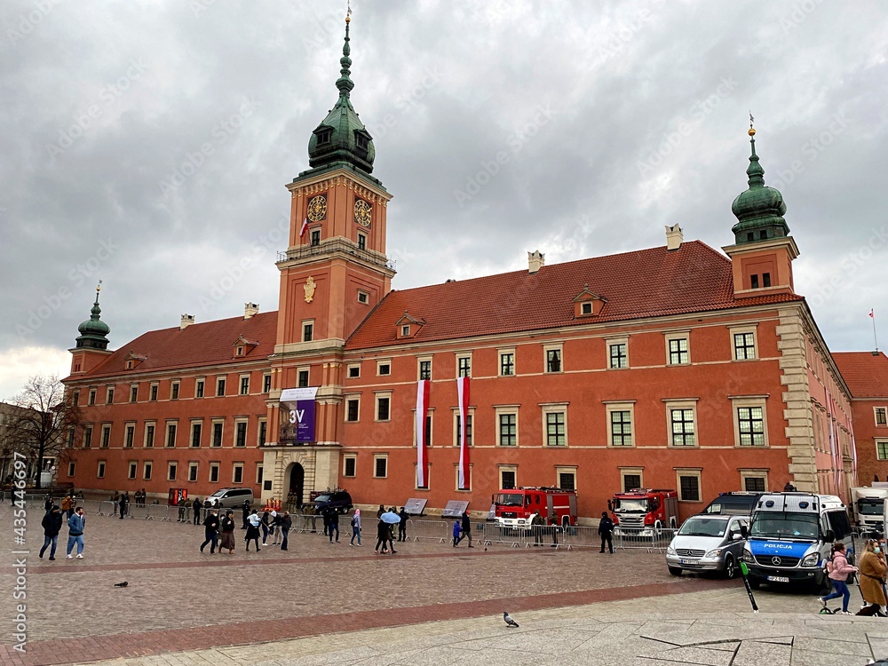 Old castle of Poland in Warsaw 