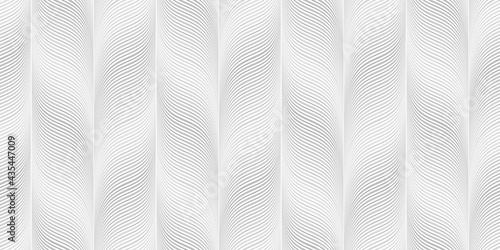 Stylish wavy background. Seamless pattern.Vector. スタイリッシュなみなみパターン