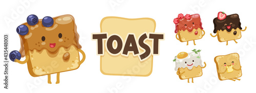 Toast Emoji Set