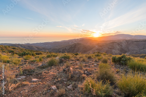 mountainous landscape in the south of Spain