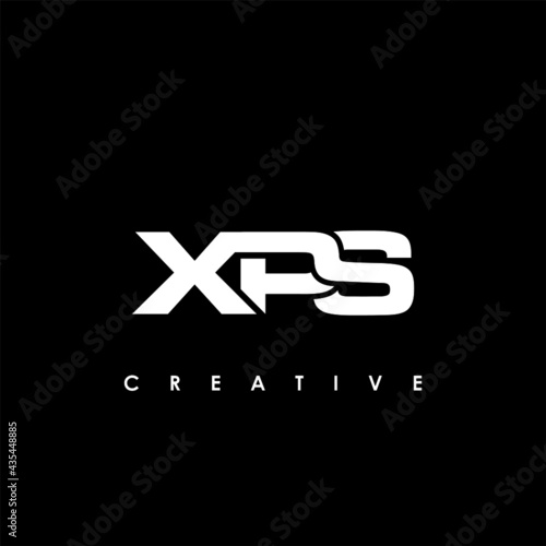 XPS Letter Initial Logo Design Template Vector Illustration