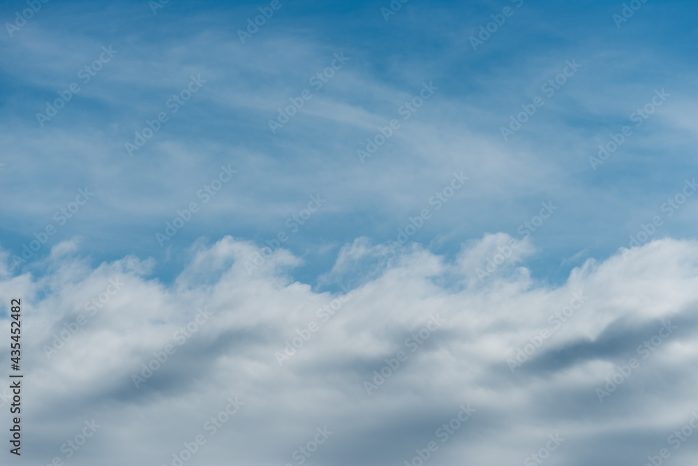 blue sky with clouds