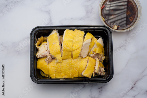 Cantonese poached chicken takeout 