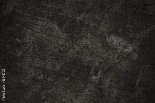 Black concrete wall as background. Texture of dark gray concrete wall, Texture of a grungy 