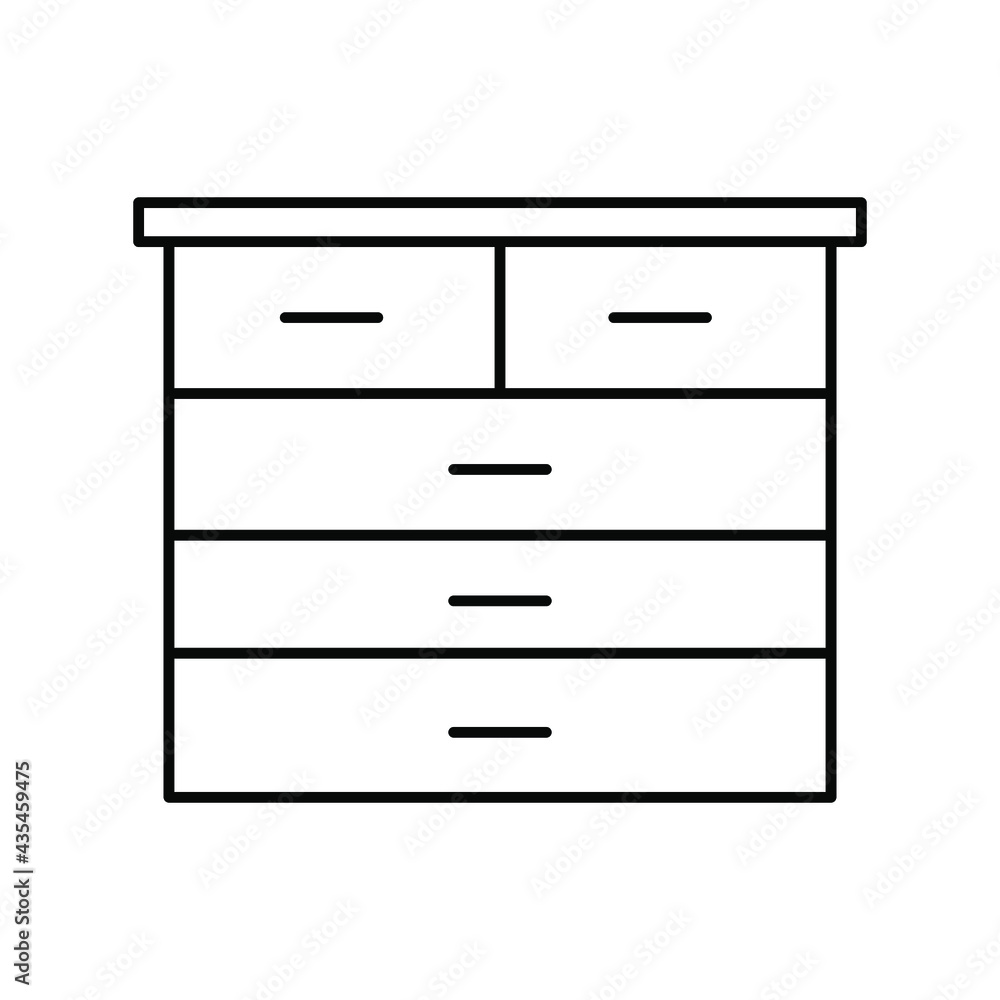 Commode icon vector. Vector illustration Commode icon vector. Vector illustration