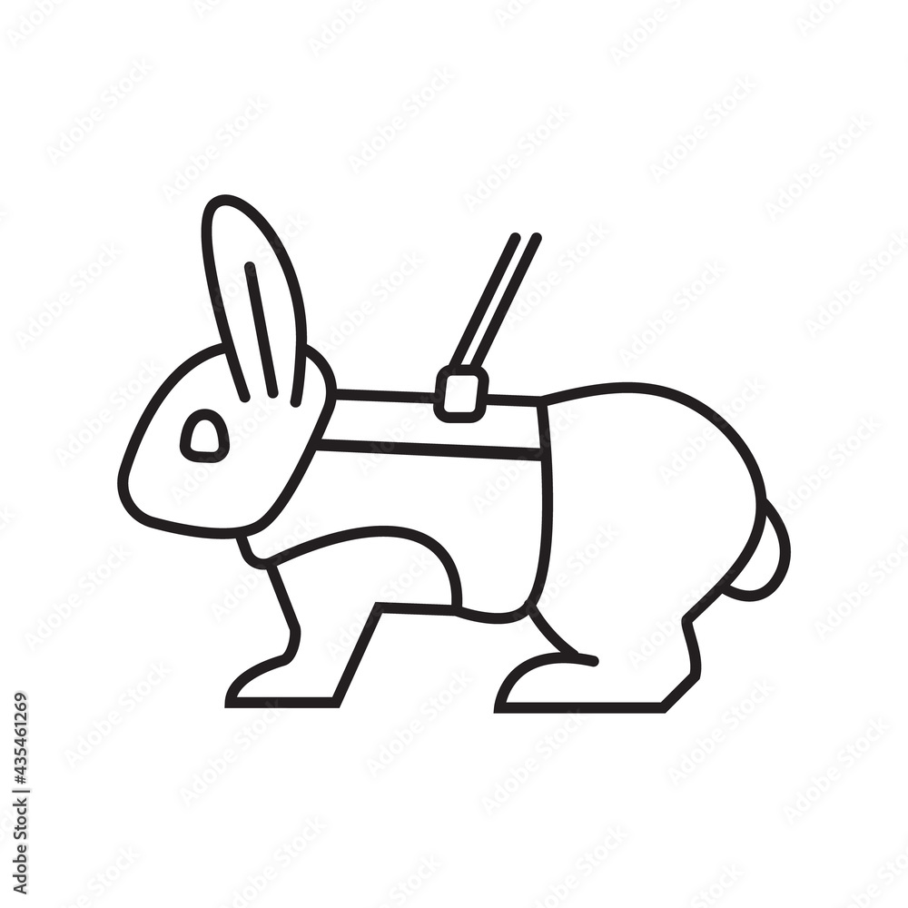 Ferret, hamster, rabbit are the symbols shown. Rat, guinea pig icons. Ferret, hamster, rabbit are the symbols shown. Rat, guinea pig icons.