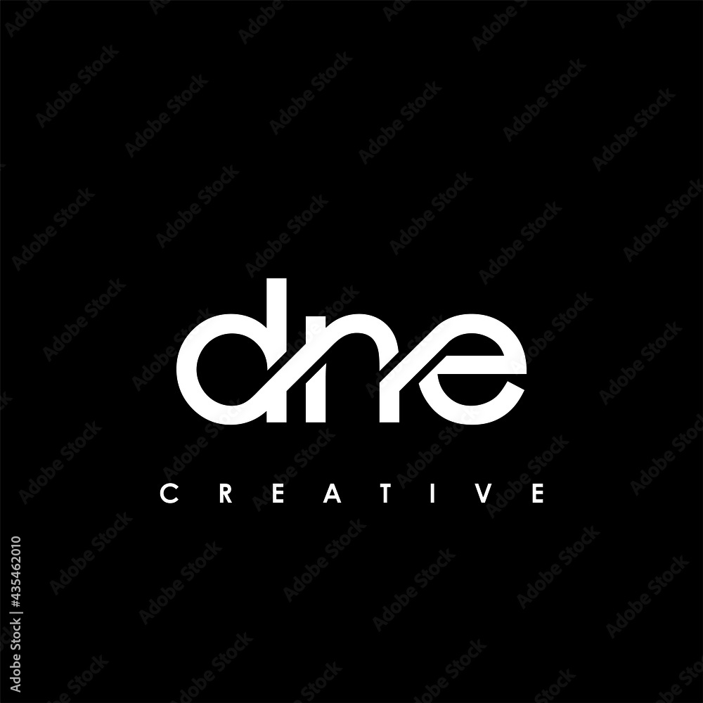 DNE Letter Initial Logo Design Template Vector Illustration DNE Letter Initial Logo Design Template Vector Illustration