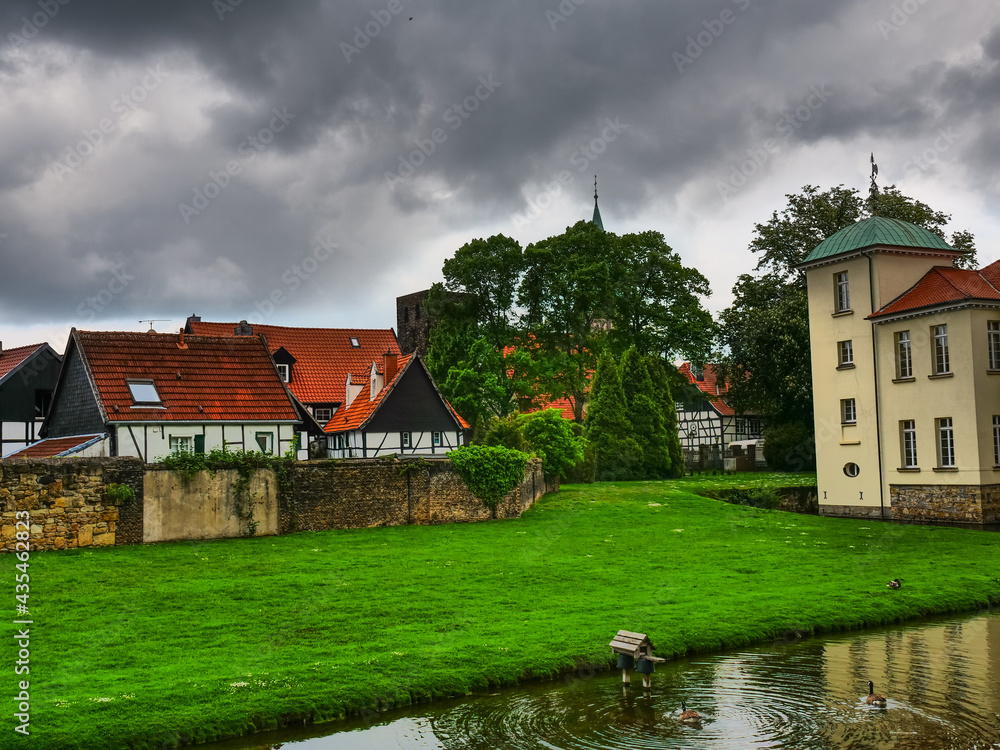 Fototapeta premium Das Dorf Westerholt in Herten