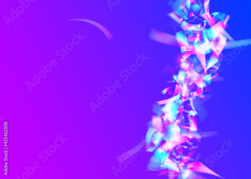 Carnival Tinsel. Rainbow Sparkles. Fiesta Foil. Birthday Background. Festive Art. Metal Celebrate Template. Blue Party Effect. Laser Design. Purple Carnival Tinsel