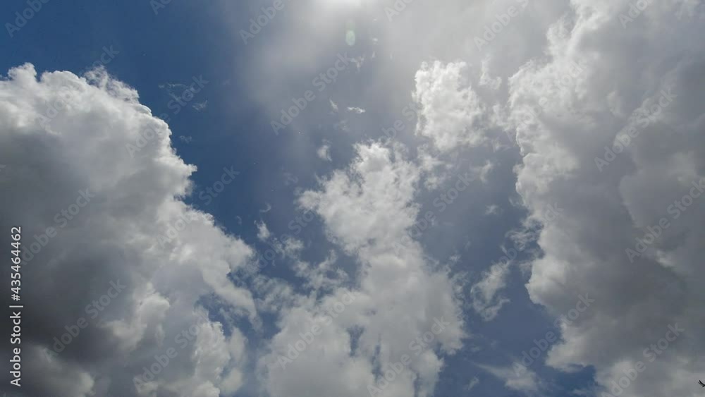 blue sky with clouds move,time lapse blue sky with clouds move,time lapse