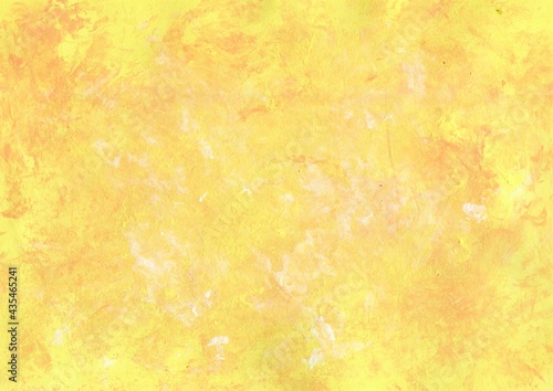 Abstract textured yellow background with liquid colors, Bright autumn