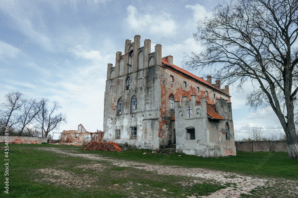 Ruines of Georgenburg castle in Chernyakhovsk, Kaliningrad region