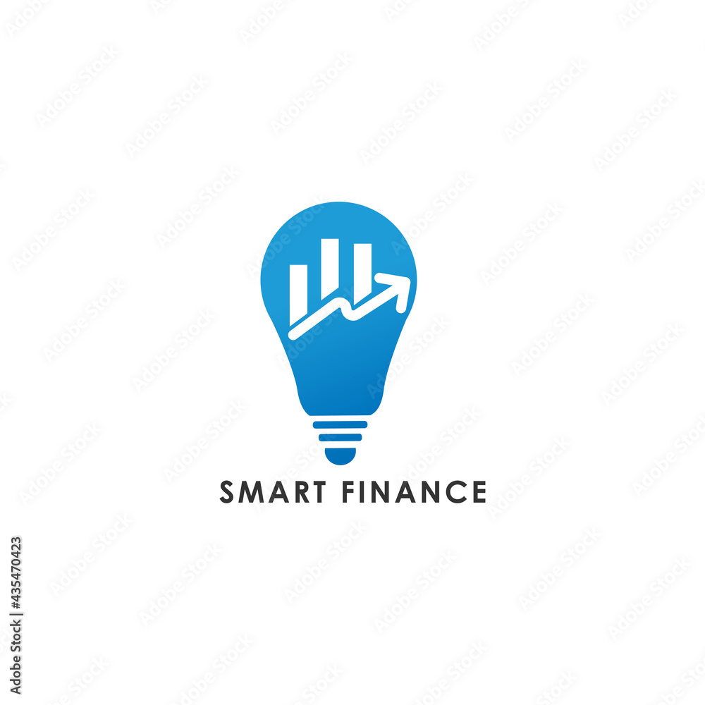 Smart idea accounting statistic logo design vector element Smart idea accounting statistic logo design vector element