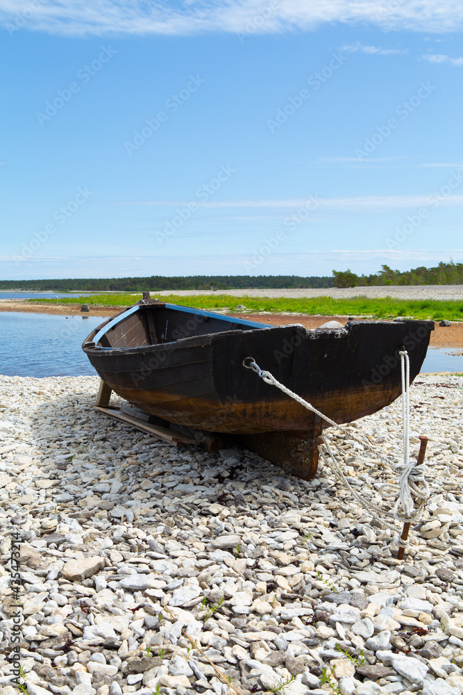 A boat ready for the next race ( A boat ready for the next race (