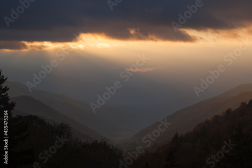 Sunrise in the Mountains