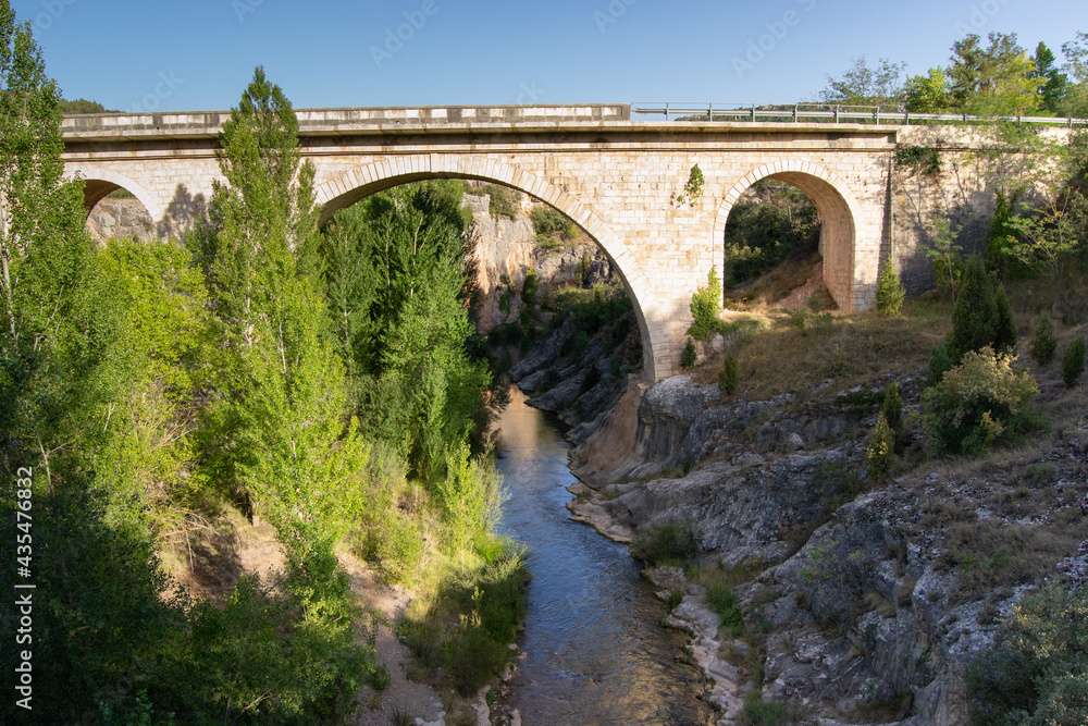 Zona del puente del diablo derruido por la Fonseca paso del rio Mijares