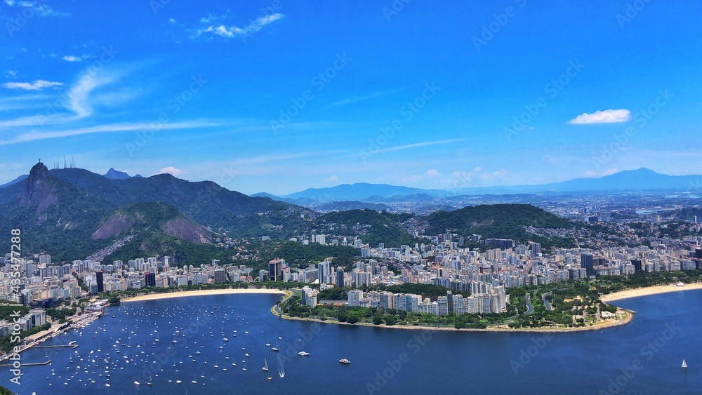 panorama of the city of rio de janeiro