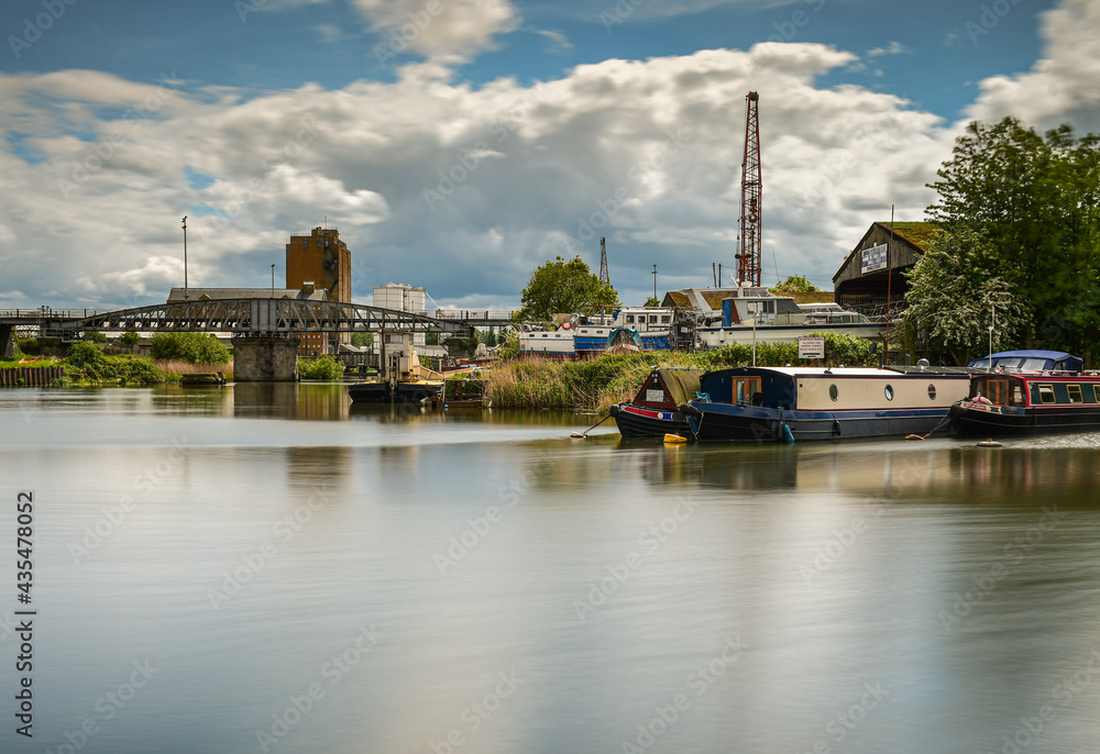 Obraz premium Sharpness Marina, Gloucestershire