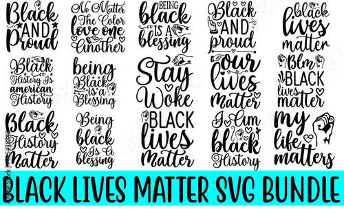 black lives matter svg bundle