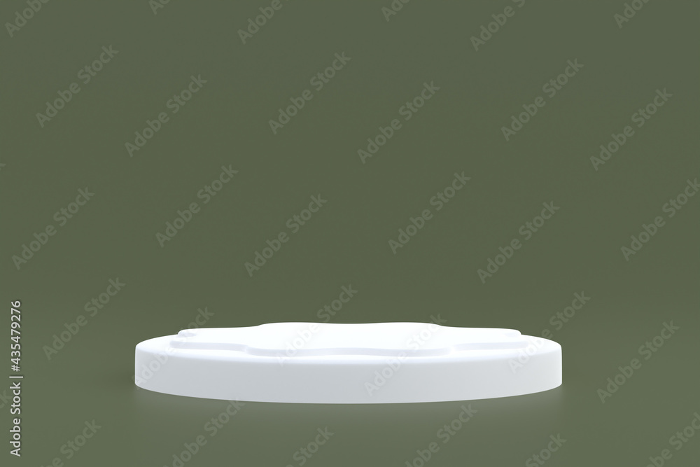 Product stand, Podium minimal on brown background for cosmetic product presentation. Product stand, Podium minimal on brown background for cosmetic product presentation.